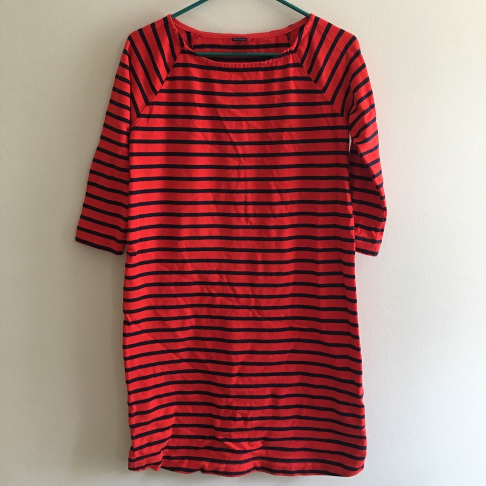 Gap maternity boatneck stripped dress